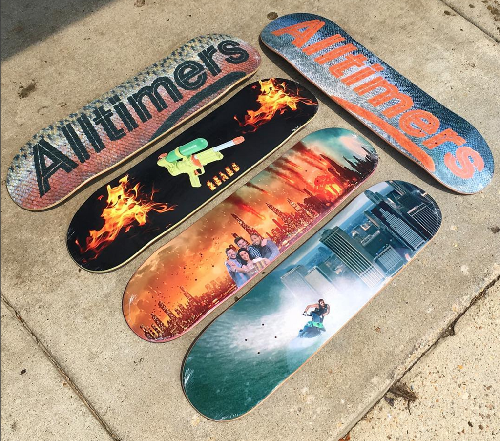 New Alltimers Skateboards and Clothing