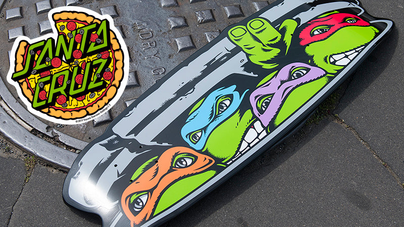 New Santa Cruz X TMNT Skateboards!