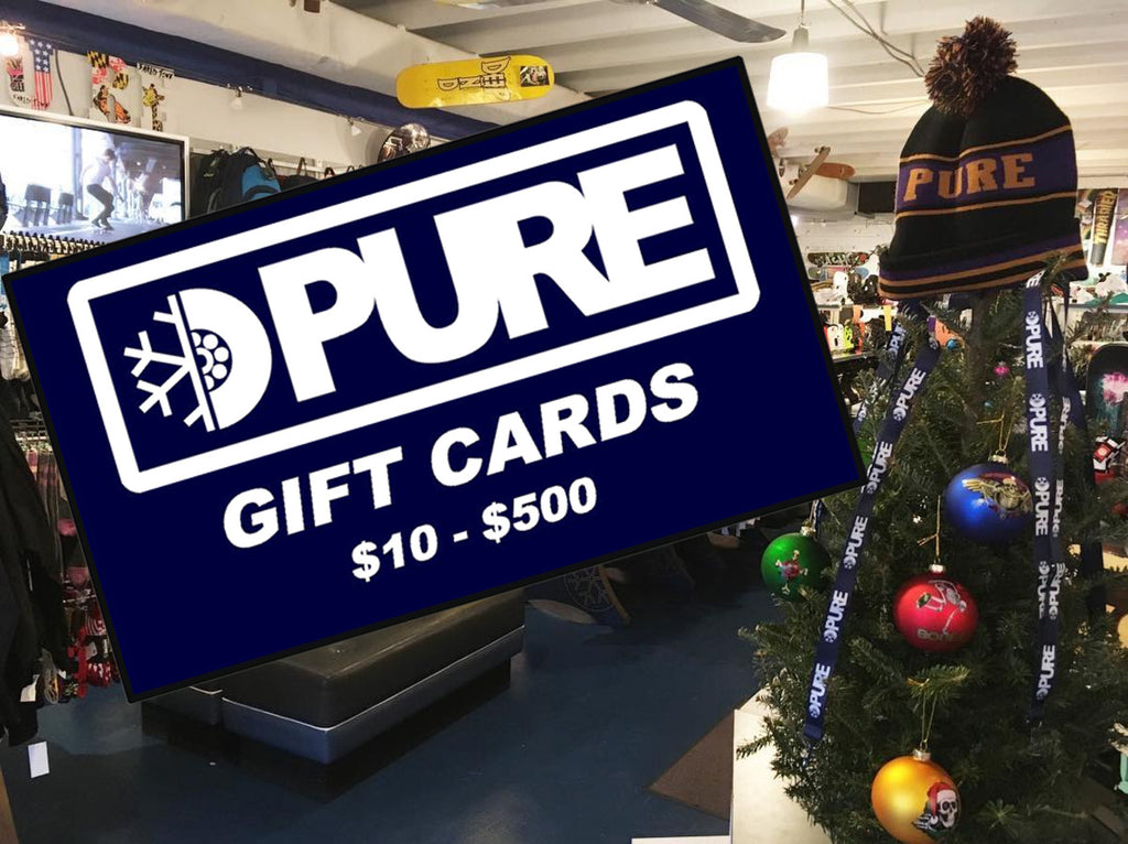 Pure In-store and Online Gift Cards Available