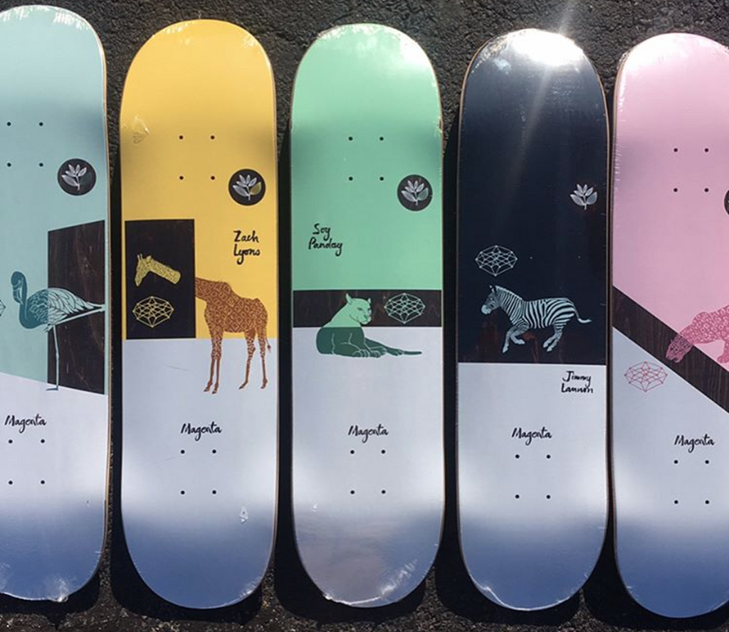 The Best Wood On Earth Is Here a.k.a. Magenta Skateboards