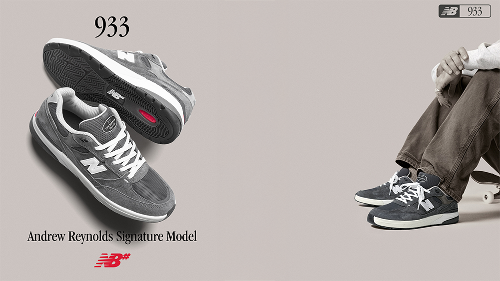 New Balance Numeric Andrew Reynolds 933 Grey Days