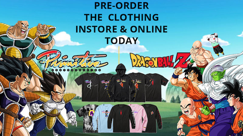 Buy Primitive X Dragon Ball Z Clothing Today! -- Available Now!