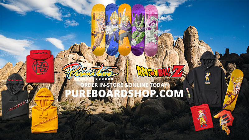 NEW Primitive X Dragon Ball Z 2 Skateboards & Clothing - Pre Order Now!