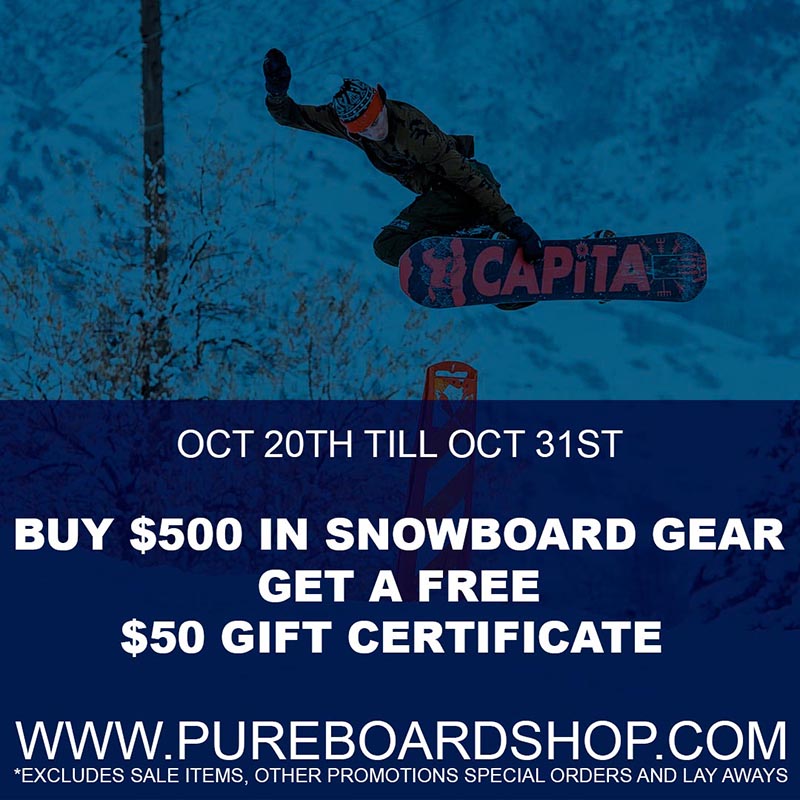 Buy $500 or More And Get A Free Gift Certificate!