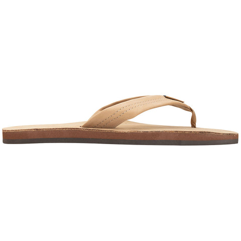 Rainbow Single Layer Premium Leather Women's Flip Flop sierra brown pure boardshop
