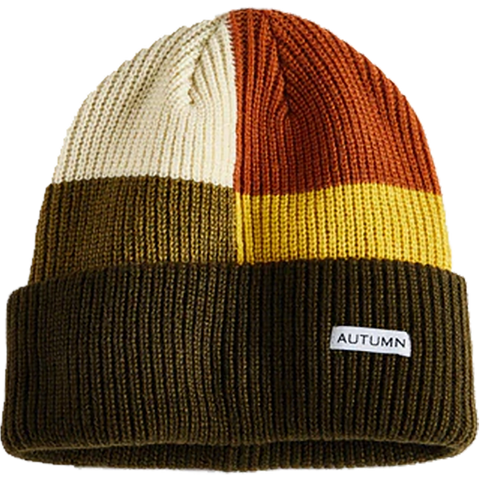 Autumn Patchwork Beanie Army Pure Boardshop