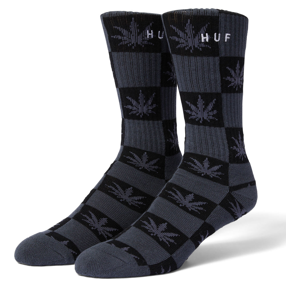 HUF Checkered Plantlife Socks HUF Checkered Plantlife Socks