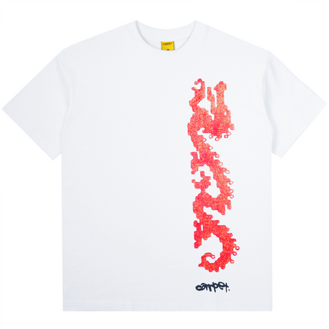 Carpet Dragon T-Shirt white pure boardshop