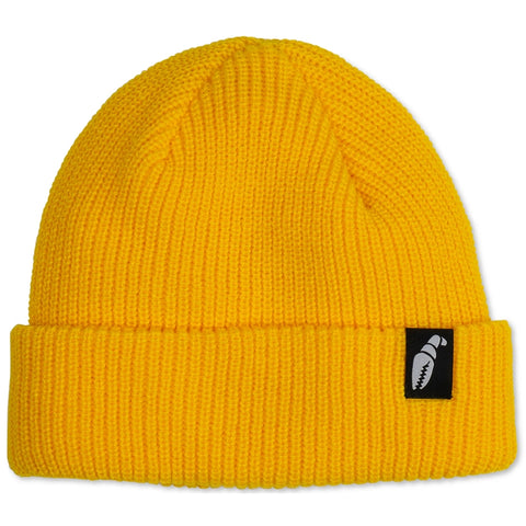 Crab Grab Claw Label Beanie yellow pure boardshop
