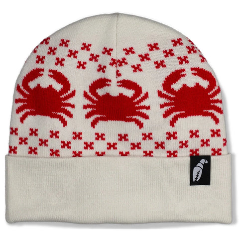 Crab Grab Nordicrab Beanie off white pure boardshop
