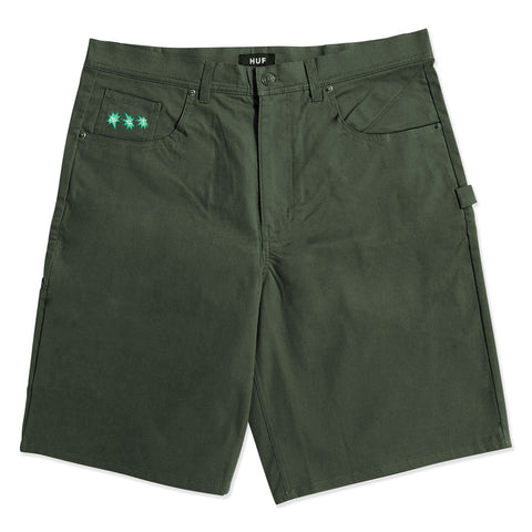 HUF Enlightenment Work Shorts Sage pure boardshop
