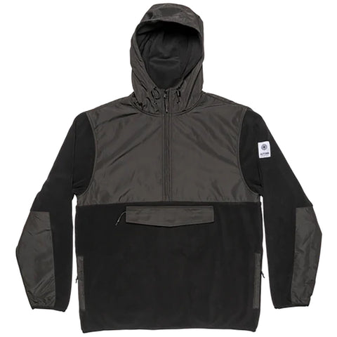 Autumn Horizon Hooded Fleece Jacket black pure boardshop