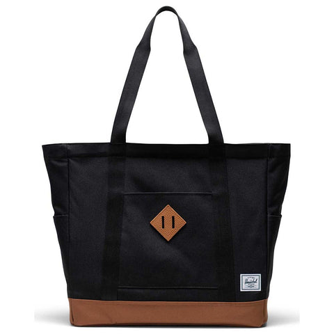 Herschel Heritage Tote Bag black saddle brown pure boardshop