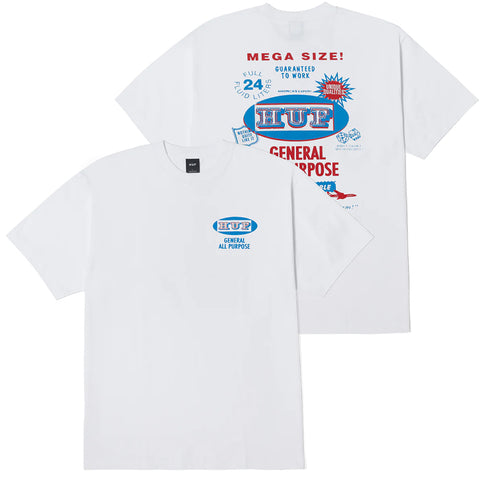HUF All Purpose T-Shirt white pure boardshop
