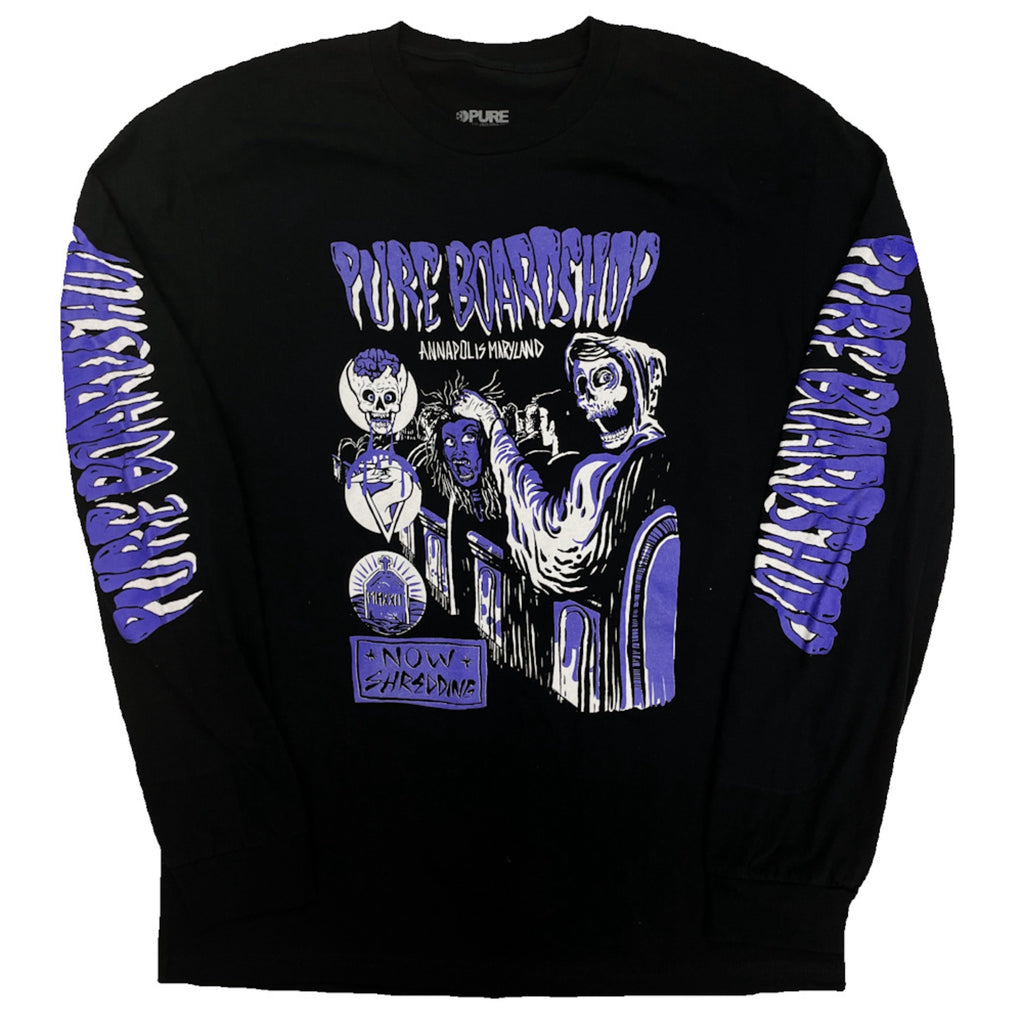 Pure Creepshow Stock Long Sleeve T-Shirt Pure Creepshow Stock Long Sleeve T-Shirt