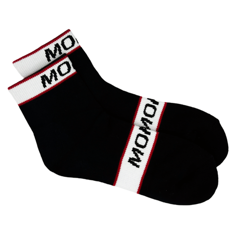 Moka M Half Crew Socks black pure boardshop