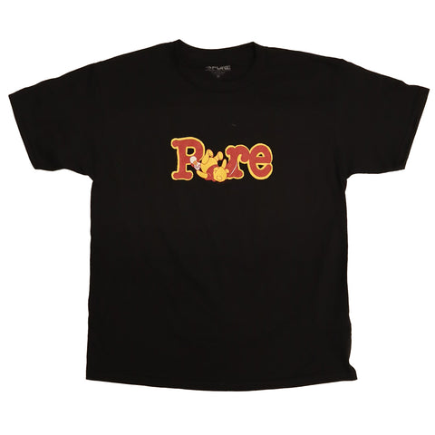 Pure 100 Acre Youth T-Shirt Black - Pure Boardshop
