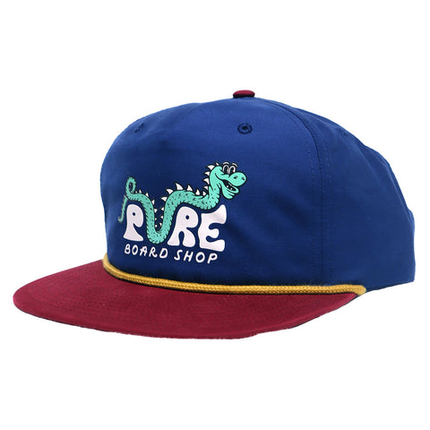 Pure Chessie Nylon Snapback Hat Navy/Maroon Pure boardshop