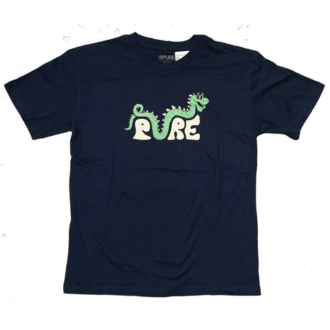 Pure Chessie Youth T-Shirt navy pure boardshop