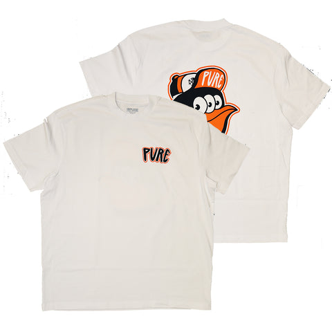 Pure Oh Short Sleeve T-Shirt white pure boardshop Baltimore orioles