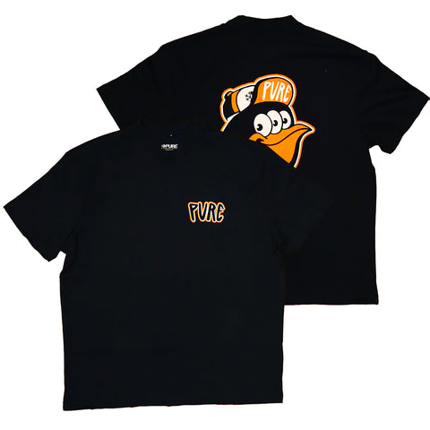 Pure Oh Short Sleeve T-Shirt black pure boardshop Baltimore orioles