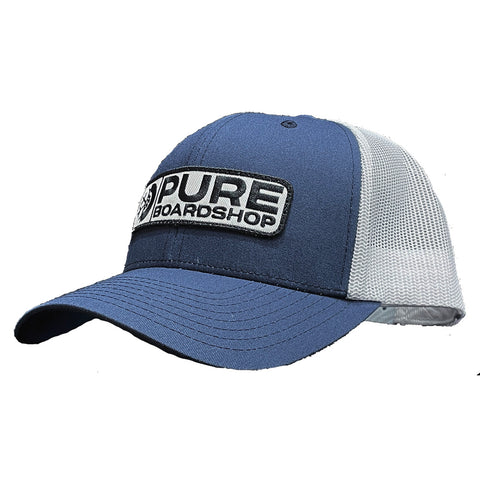 Pure Pill Patch Trucker Hat Navy/White Pure Boardshop