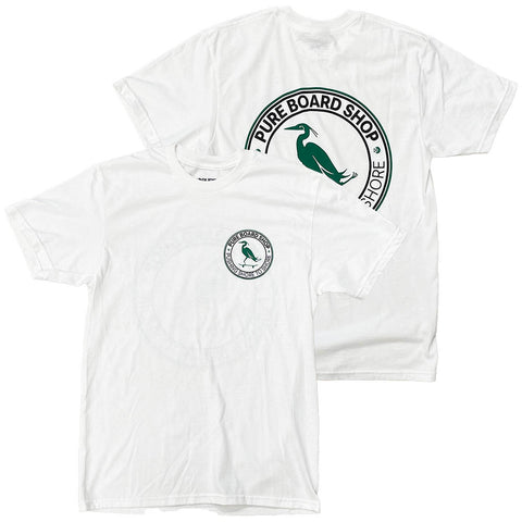 Pure Shore To Shore Stock T-Shirt white pure boardshop