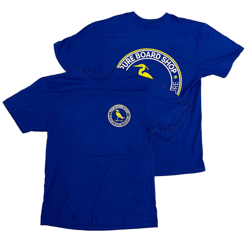 Pure Shore To Shore Stock T-Shirt royal blue pure boardshop