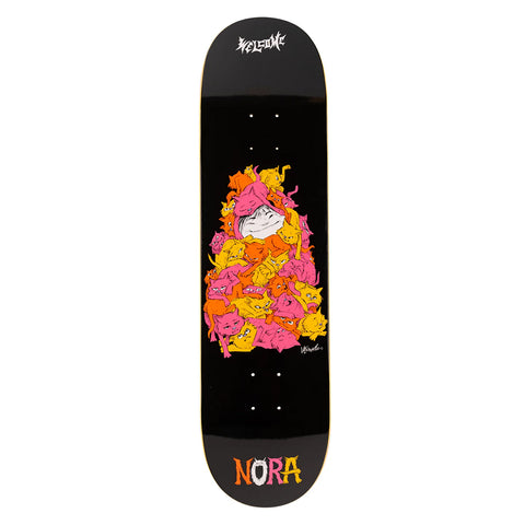 Welcome Nora Purr Pile on Popsicle Skateboard Deck
