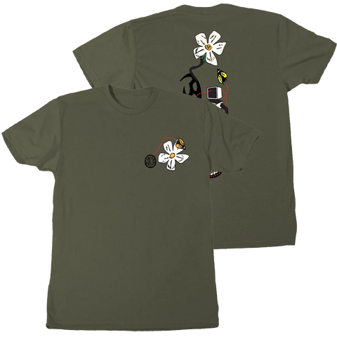 Theories Pollinate T-Shirt olive pure boardshop