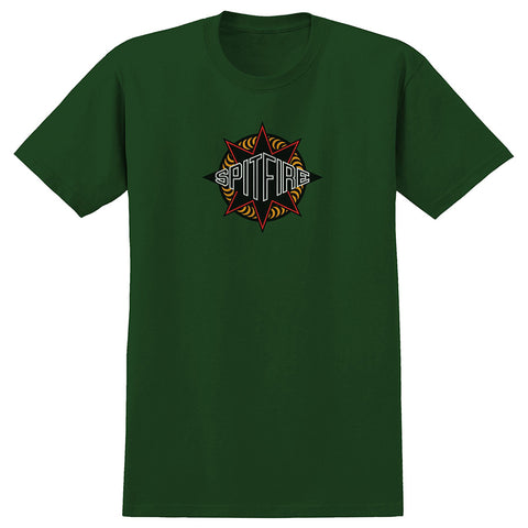 Spitfire Sure Shot T-Shirt green pure boardshop