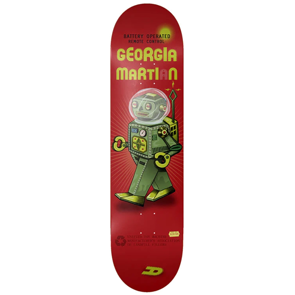 Toy Machine Martin Robot Skateboard Deck 8.25 Toy Machine Martin Robot Skateboard Deck 8.25