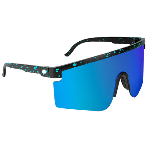 Glassy Mojave Polarized Sunglasses Black/Blue - Pure Boardshop