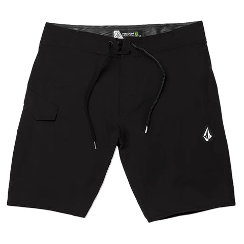 Volcom Lido Solid Mod-Tech Boardshorts black pure boardshop