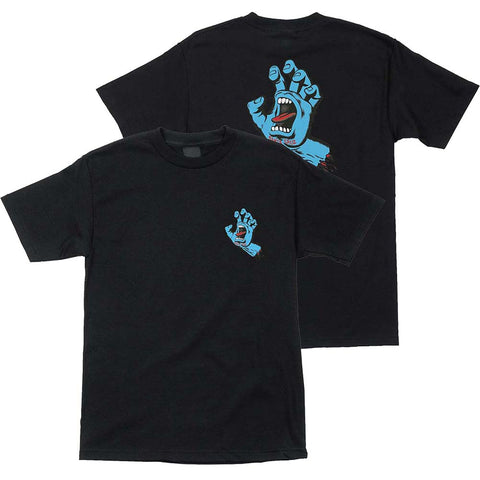 Santa Cruz Screaming Hand T-Shirt Black Pure Boardshop