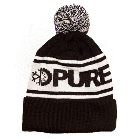 PURE PURE FW Block Pom Beanie Pure Board Shop