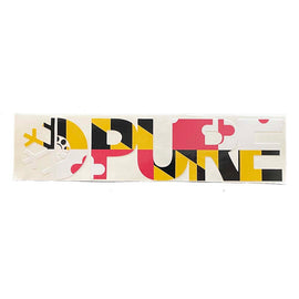 PURE FW Block MD Flag Die Cut Sticker