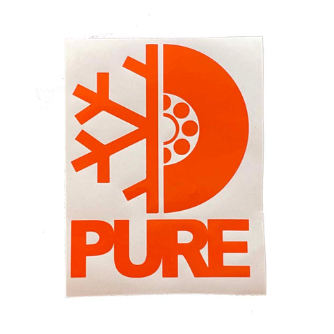 Pure FW Stacked Die Cut Sticker