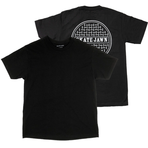 Skate Jawn Sewer Cap T-Shirt Black Pure Boardshop