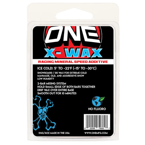 One-Ball X-Wax Snow Wax ice cold blue pure boardshop