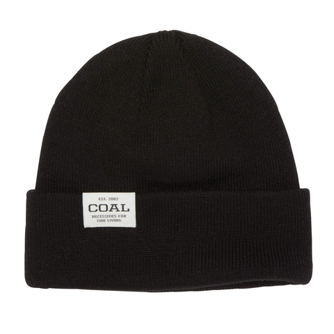 Coal The Uniform Low Cuff Beanie Black Pure Boardshop
