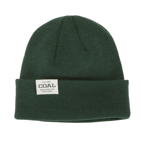 Coal The Uniform Low Cuff Beanie Dark Green Pure Boardshop