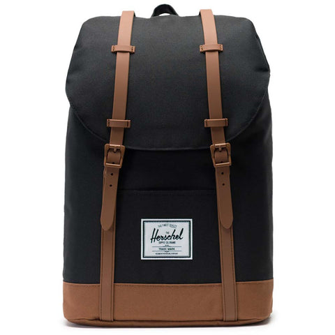 Herschel Retreat Backpack black/saddle brown pure boardshop