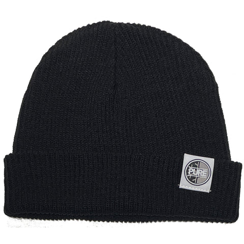 Pure FW Clip Beanie Black Pure Boardshop