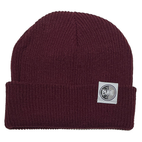 Pure FW Clip Beanie Burgundy Pure Boardshop