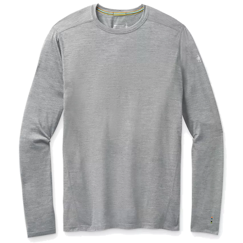 Smartwool Classic All Season Merino Base Layer Crew heather grey pure boardshop