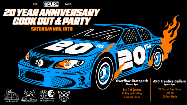 PURE 20 Year Anniversary Cookout & Party