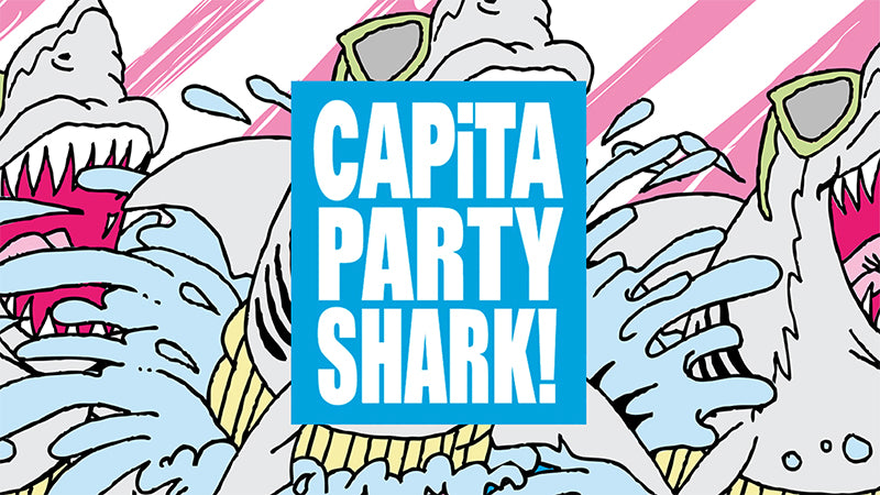 Limited Edition Capita Party Shark Snowboard is here!
