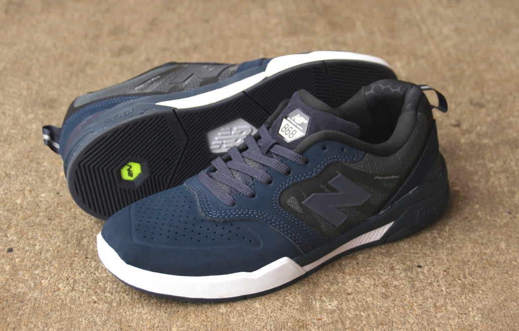 Obsidian/White NB# 868 Skate Shoes