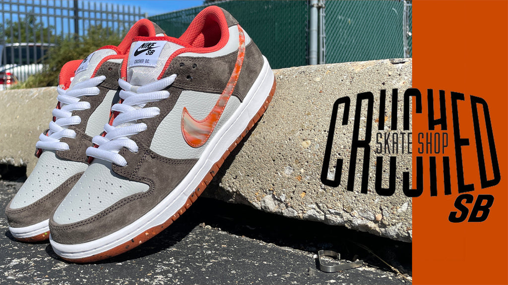 Nike SB X Crushed Dunk Low Pro Quick Strike Raffle